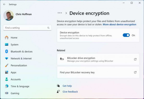 Windows 11 Activating Device Enc