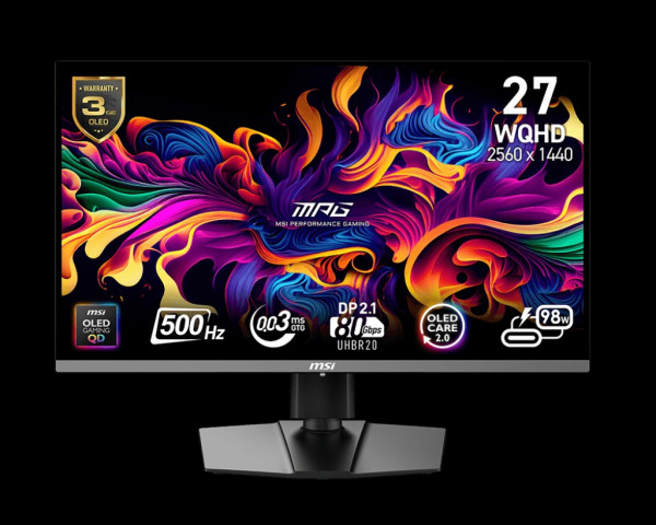 MSI MPG 272QR QD-OLED X50 CES 2025