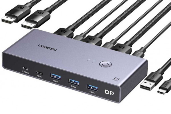 UGREEN 8K Displayport KVM Switch