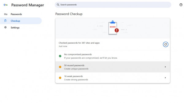 chrome tools 02 password checkup