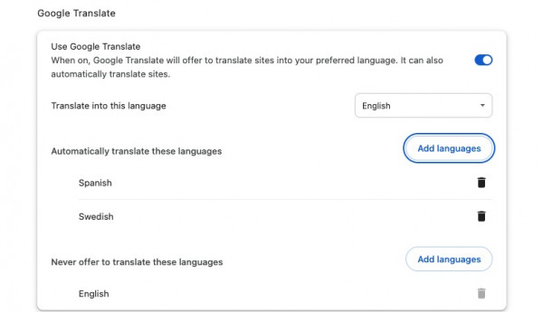 chrome tools 9. Translation