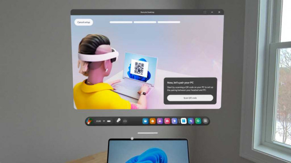 Microsoft Windows VR headset pairing