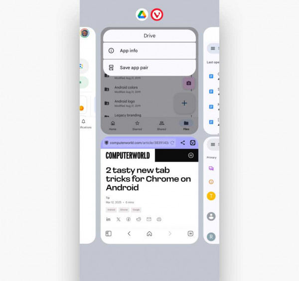 two apps that open together on android