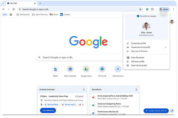 Google Chrome upgrade