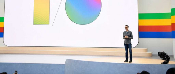Google CEO Sundar Pichai at Google I/O