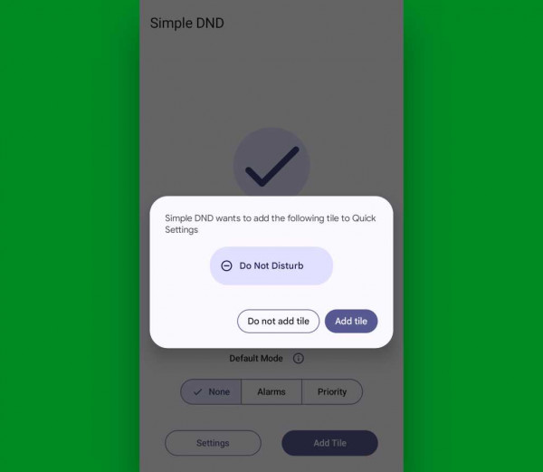 Android Do Not Disturb toggle: Simple DND