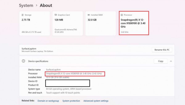 Snapdragon system edit