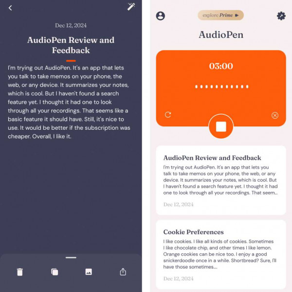 audiopen app on android