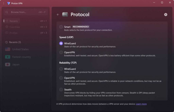 WireGuard proton vpn