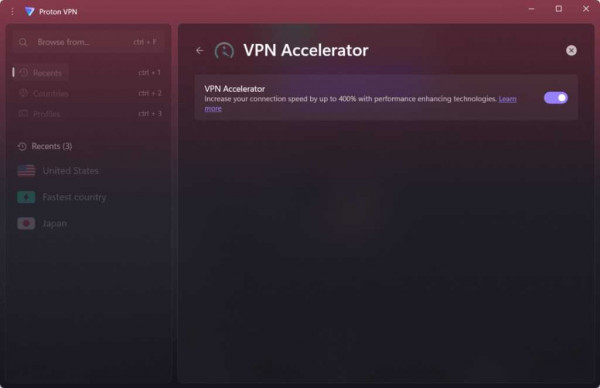 VPN Accelerator Proton VPN