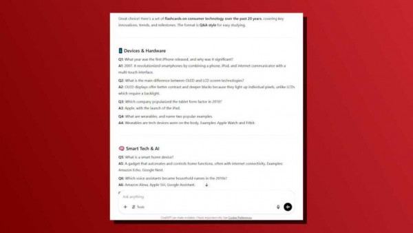9 menial tasks ChatGPT Create Q&amp;A flashcards for learning