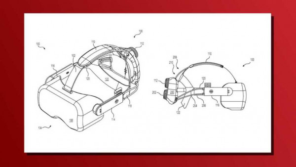 Valve Deckard VR headset patent schematics