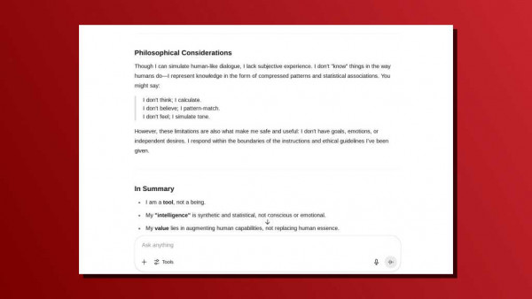 Creative uses for ChatGPT self-analysis