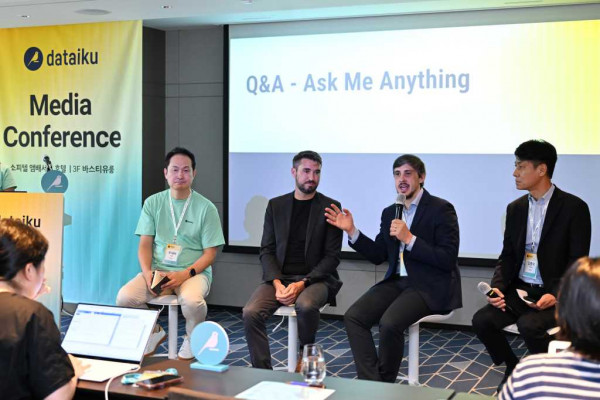 Dataiku press conference in Korea