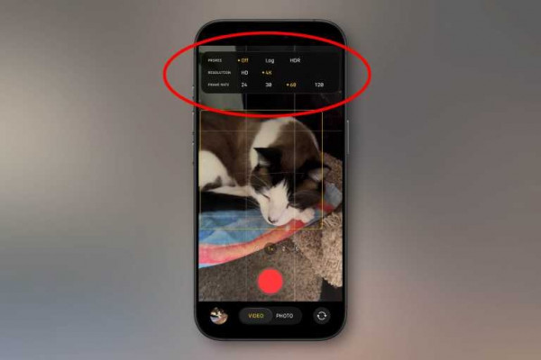 ios26 camera app setting