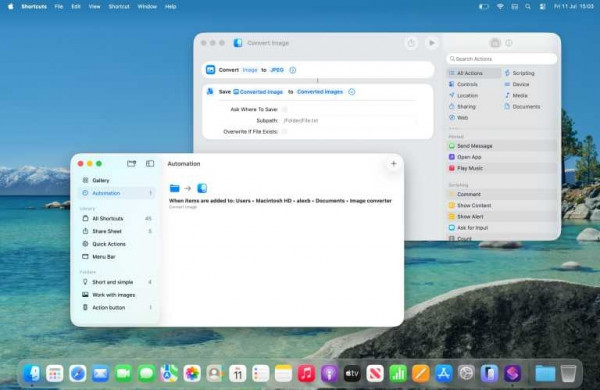 macOS Tahoe Spotlight