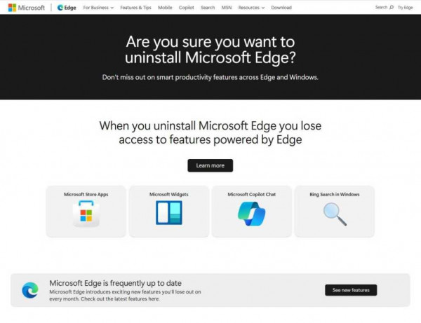 how to uninstall Edge