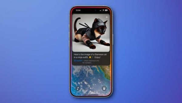 ChatGPT to create an image of a Siamese cat in a ninja outfit