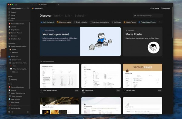 Notion Templates Mac