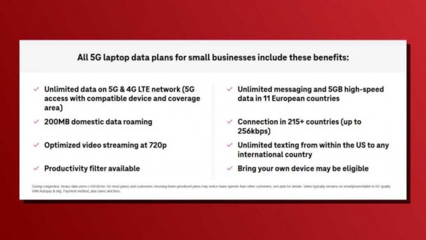 T-Mobile 5G laptop data plans