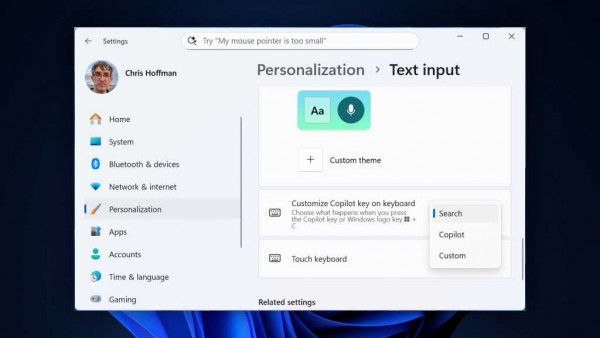 Windows 11 disable AI tips remap the Copilot key