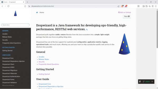 The Dropwizard user guide.