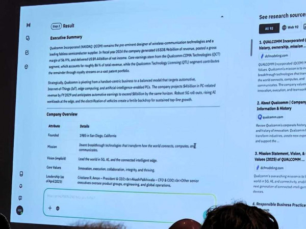 Humain OS doing research