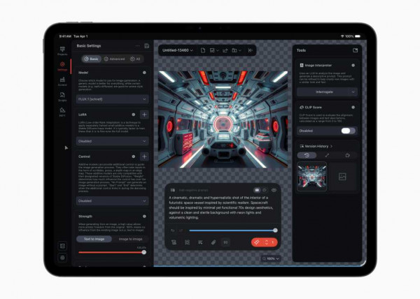 Draw things on Apple iPad
