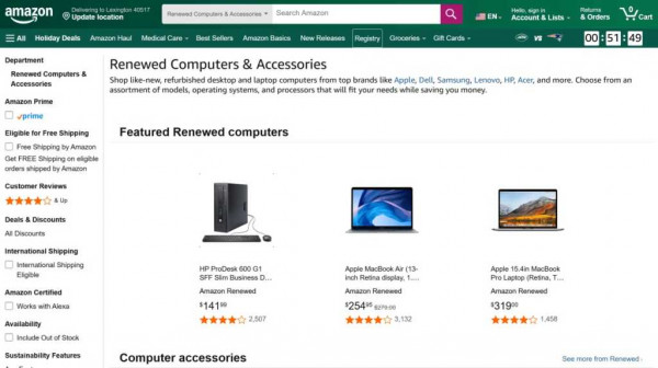 amazon renewed program