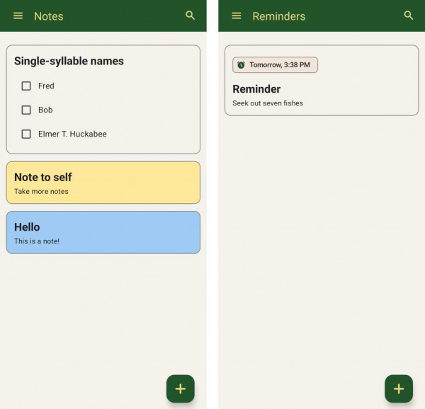 Joonote Android note app: Notes, reminders