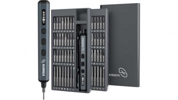 Strebito mini electric screwdriver set