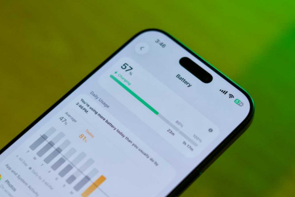 Battery usage on iOS