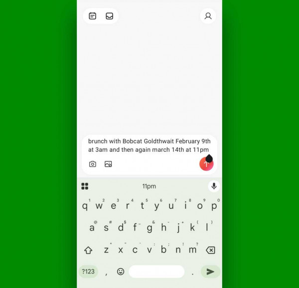 Android calendar scheduling — Toki: Text