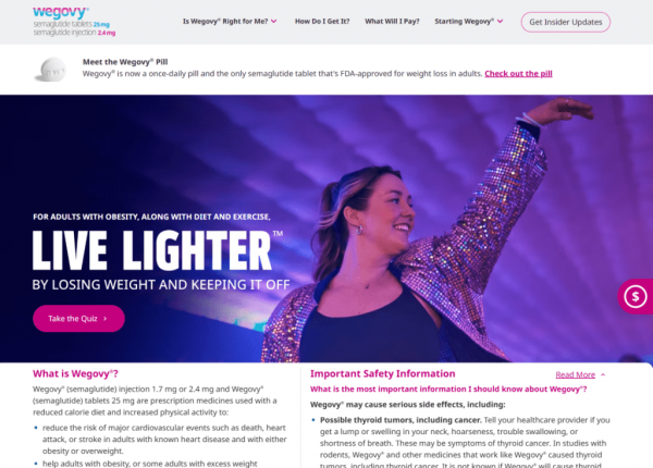 Wegovy weight loss pill