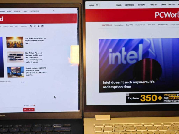 Asus Glossy OLED versus Acer Gorilla