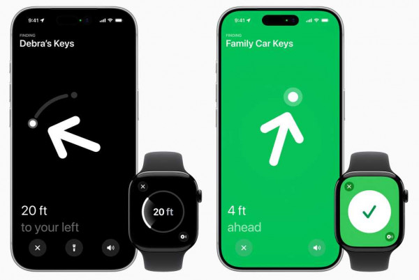 Apple AirTag Find My Precision Finding on Apple Watch