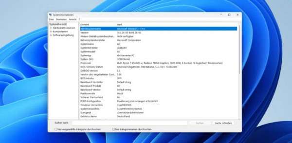 Geekom A8 Screenshot