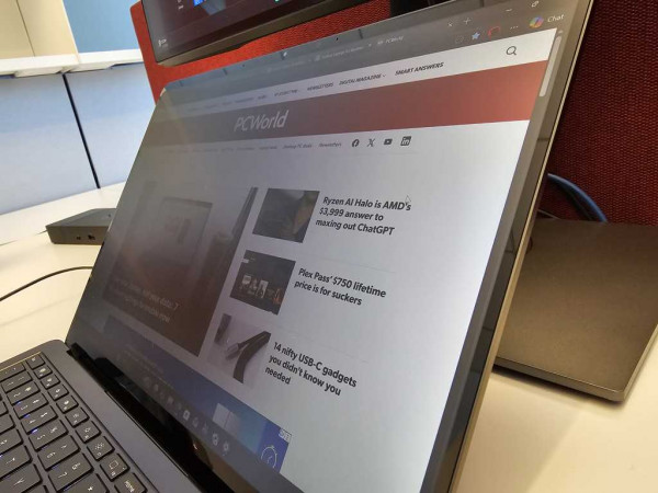 Surface Laptop 8 privacy shield on side